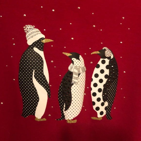 Karen Scott Christmas Long Sleeve Tee - Picture 2 of 3